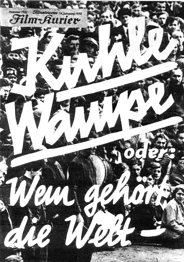 Kuhle Wampe oder: Wem gehört die Welt?